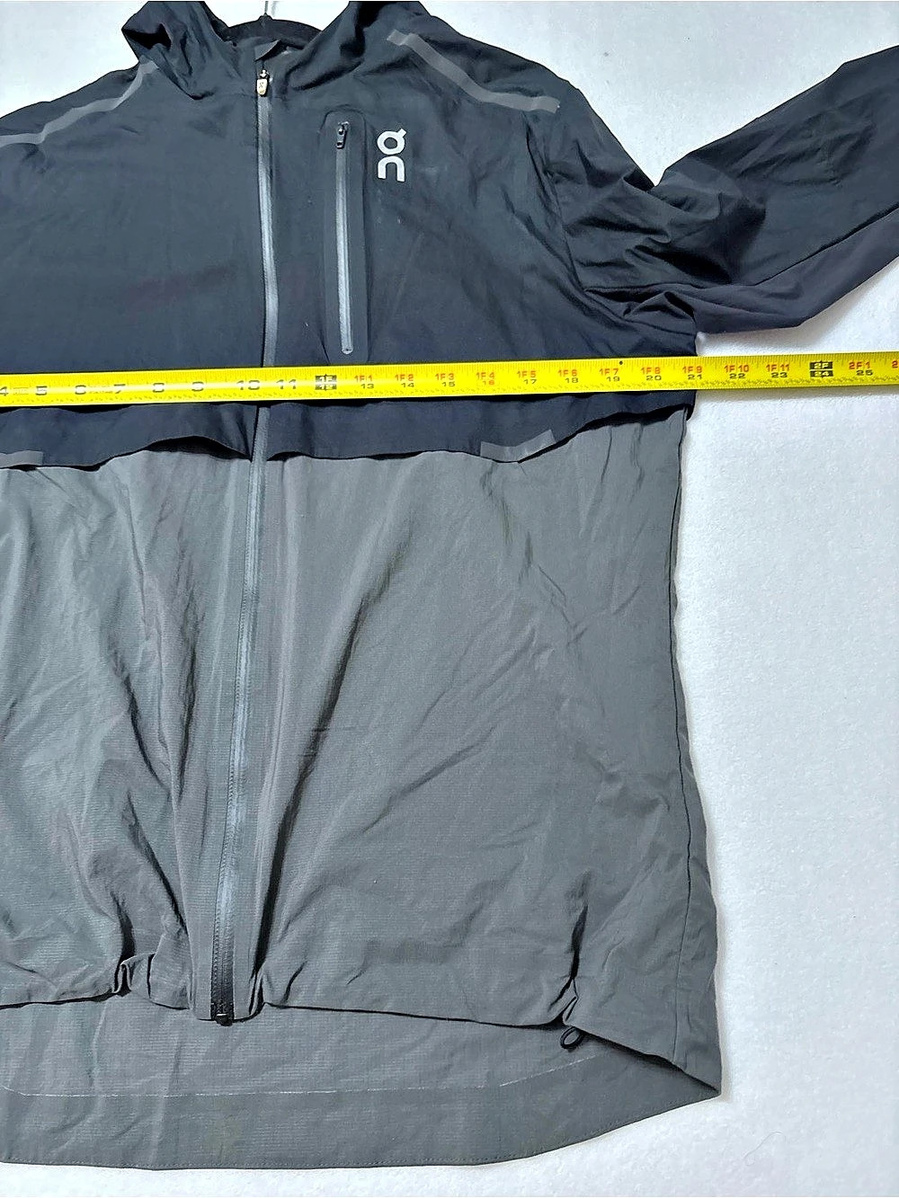 On Weather Jacket Color Block Performance Jacket water resistant packable M - Picture 6 of 8